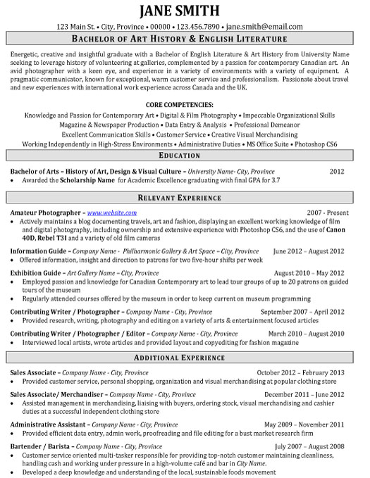 Art Inventory Analyst Resume Sample & Template