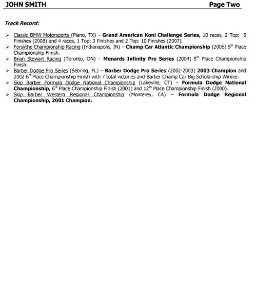 Assistant Brand Manager Resume Sample & Template Page 2